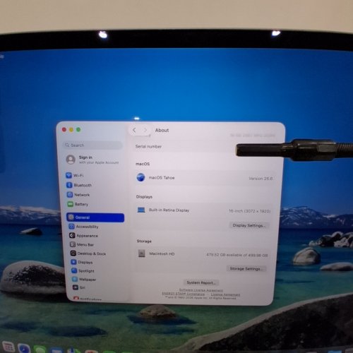 APPLE MACBOOK PRO 16" - 2019 EDITION WITH TOUCH BAR - INTEL I7 2.6GHZ 6 CORE - 512GB SSD STORAGE - 16GB RAM - SPACE GREY - (MODEL:A2141) image 8