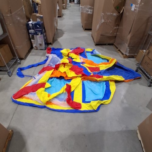 UMBALIR INFLATABLE BOUNCE HOUSE, 12FT X 11FT X 6FT - PRIMARY COLOURS image 3
