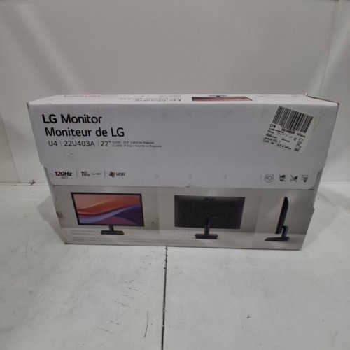 LG FULL HD VA MONITOR - 22" -1080P- 120HZ - BLACK (MODEL: 22U403A) image 2