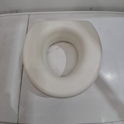 HEALTHSMART PORTABLE ELEVATED ROUND TOILET SEAT RISER - 5" RAISED - WHITE (MODEL: 522-1508-1901) image 2