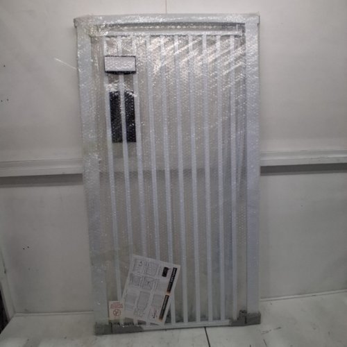 MINO KESPER EXTRA TALL WALK THRU PET GATE - 51" X 31-35" - WHITE image 2