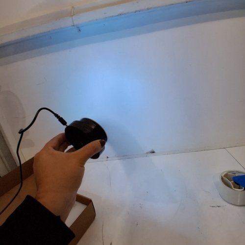 3D HOLOGRAPHIC LED FAN PROJECTOR - BLACK image 2