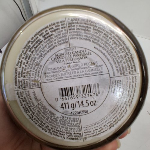 BATH & BODY WORKS CINNAMON SUGARED PECANS SCENTED CANDLE - 14.5 OZ image 2