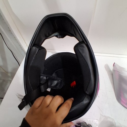 SANQING YOUTH MOTOCROSS DIRT BIKE BMX ATV HELMET - SIZE YOUTH MEDIUM - PINK - (MODEL: WT-802) image 4