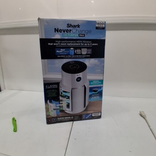 SHARK NEVERCHANGE WHOLE HOME AIR PURIFIER - 1400SQFT - 5-YEAR FILTER - WHITE - (MODEL: HP302C) image 4