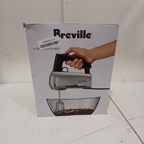 BREVILLE THE HANDY MIX SCRAPER HAND MIXER WITH 3 ATTACHMENTS - SILVER - (BHM800SIL) image 3