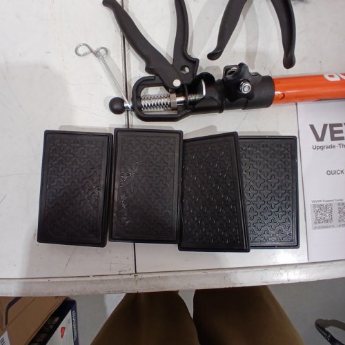 2PK VEVOR ADJUSTABLE CABINET JACK SUPPORT ROD 21.3"-60", ORANGE/BLACK (MODEL: JF-ZCG003-245 ) image 3