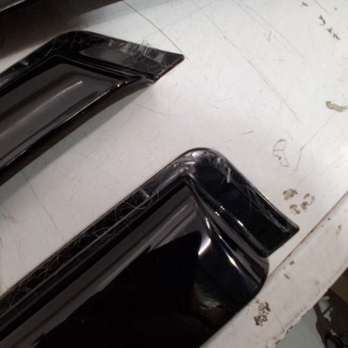 4PC GOODYEAR FLEXIBLE IN-CHANNEL SIDE WINDOW DEFLECTORS - FOR HONDA CIVIC HATCHBACK- BLACK (STYLE: D0972) image 5