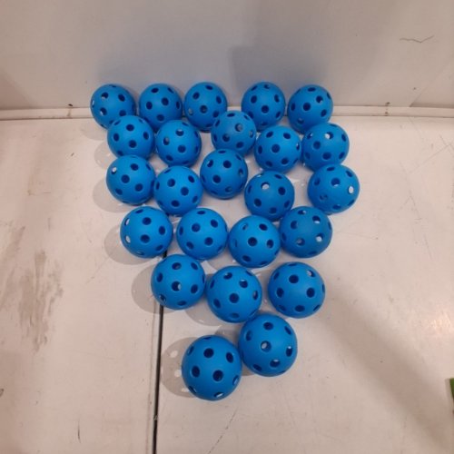 24PK INDOOR PICKLE BALLS - 3"D - BLUE image 2