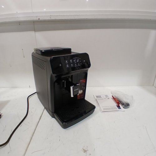 PHILIPS 3300 SERIES FULLY AUTOMATIC ESPRESSO MACHINE WITH INTUITIVE TOUCH DISPLAY & CLASSIC MILK FROTHER - BLACK/CHROME - (MODEL: EP3326/90) image 3