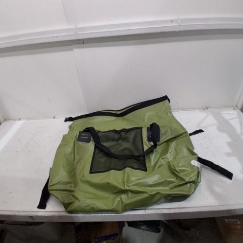 EARTH PAK WATERPROOF HEAVY DUTY TRAVEL DUFFLE BAG - 50L - GREEN / BLACK image 2