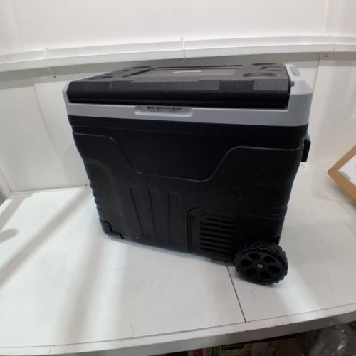 EUHOMY PORTABLE COOLER ON WHEELS FOR CAR - 12V - 50L - BLACK (MODEL: CFB-50) image 7
