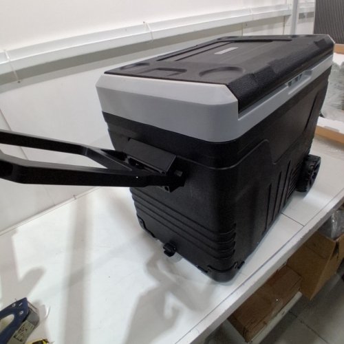 EUHOMY PORTABLE COOLER ON WHEELS FOR CAR - 12V - 50L - BLACK (MODEL: CFB-50) image 8