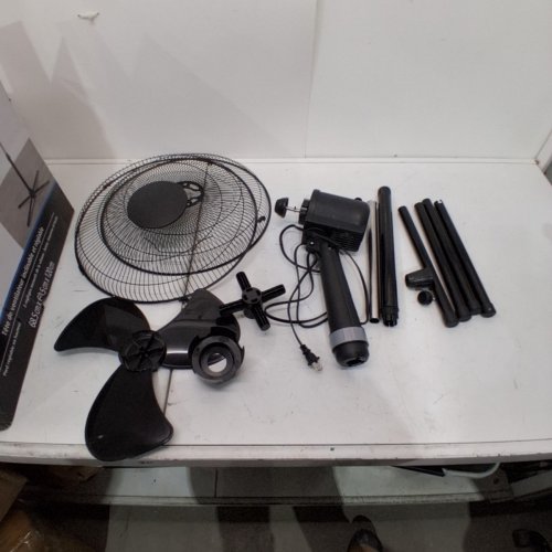 MAINSTAYS 3-SPEED OSCILLATING STANDING FAN - 25.6" X 47.2" - BLACK (MODEL: SF3-40E) image 3