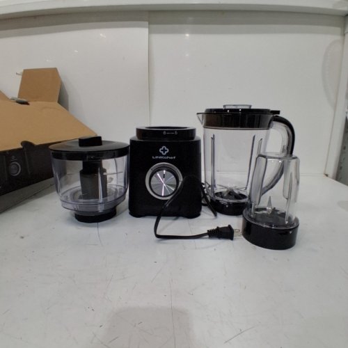 LINKCHEF 3-IN-1 SMOOTHIE BLENDER/FOOD PROCESSOR - 57 OZ - BLACK (MODEL: TB-6115) image 3