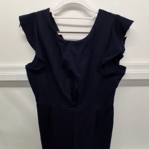 WOMANS WIDE LEG JUMPSUIT - LARGE - BLUE image 3