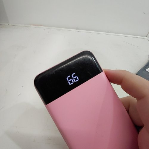 CHARMAST POWER BANK WITH BUILT IN CABLES - 10000 MAH - 5 3/4" - PINK (MODEL: W1148) image 2