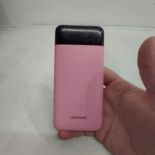 CHARMAST POWER BANK WITH BUILT IN CABLES - 10000 MAH - 5 3/4" - PINK (MODEL: W1148) image 3