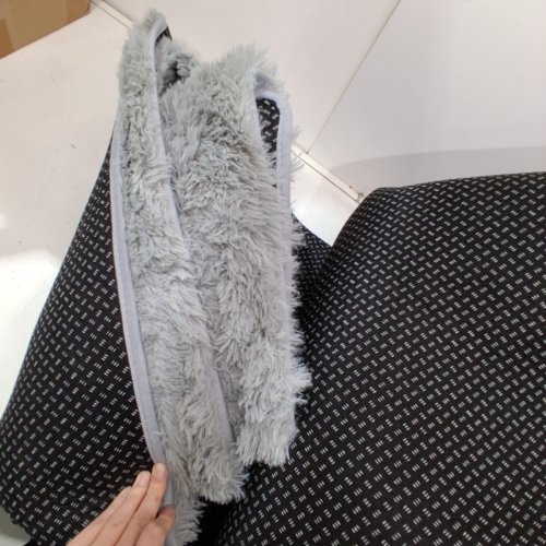 JKMAX FLUFFY SHAG AREA RUG - 8FT X 9FT - GREY image 4