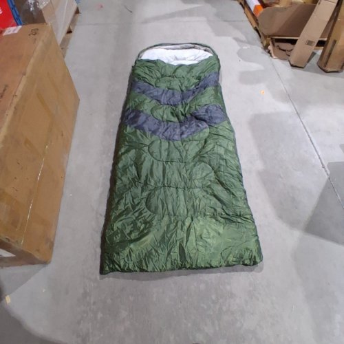 MALLOME WATERPROOF LIGHTWEIGHT & PORTABLE SLEEPING BAG - 7FT - FOREST GREEN - (MODEL: SSBAC-VERT) image 2