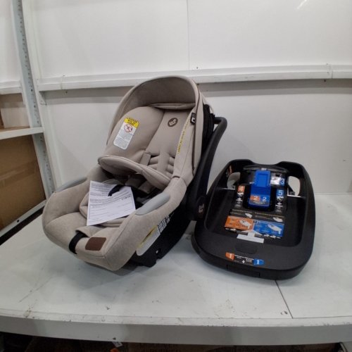 MAXI-COSI MICO LUXE+ INFANT CAR SEAT, LIGHTWEIGHT, EASY INSTALL WITH MAXILOCK- DESERT WONDER - BEIGE (MODEL: 22366CGKF) image 3