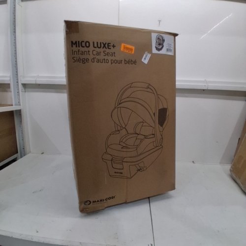 MAXI-COSI MICO LUXE+ INFANT CAR SEAT, LIGHTWEIGHT, EASY INSTALL WITH MAXILOCK- DESERT WONDER - BEIGE (MODEL: 22366CGKF) image 8