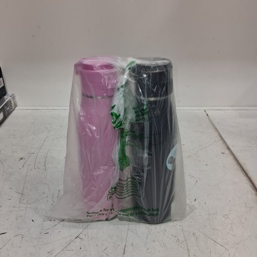 2PK THERMOFLASK LEAKPROOF COMFORT SIP STAINLESS STEEL BOTTLE - 25OZ - BLACK/PINK (MODEL: 1901736) image 4