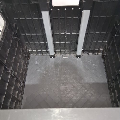 DBEST PRODUCTS ORIGINAL QUICK CART COLLAPSIBLE ROLLING CRATE WITH EXTENDABLE HANDLE - 80 LBS MAX CAPACITY - 15" X 16" X 17" - 39" HANDLE - BLACK / BLACK image 2