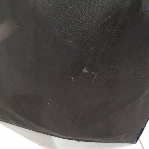 UNBRANDED FOLDABLE FABRIC LAUNDRY HAMPER/BASKET/STORAGE BIN - 24" X 12" - BLACK image 3