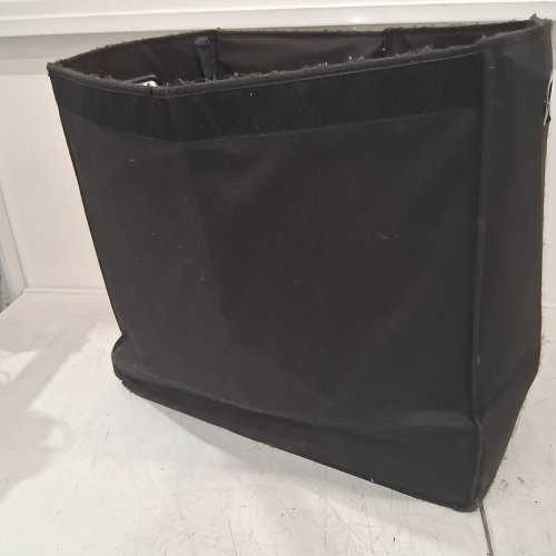 UNBRANDED FOLDABLE FABRIC LAUNDRY HAMPER/BASKET/STORAGE BIN - 24" X 12" - BLACK image 6