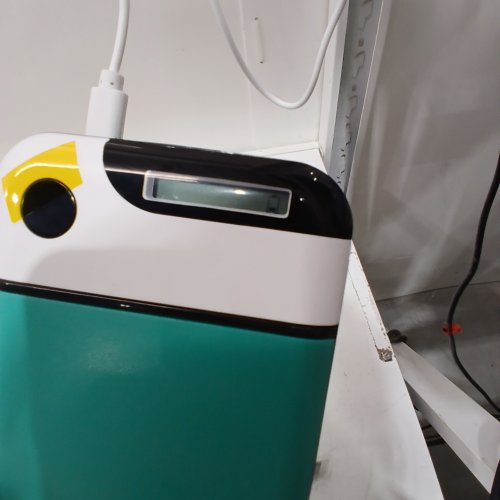 MOBILE PHONE LOCK BOX WITH TIMER - TEAL AND WHITE image 2