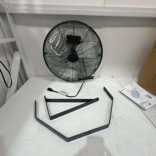 AMAZON BASICS INDUSTRIAL WALL MOUNT FAN - BLACK (ITEM: B0DN21M7VN) image 4