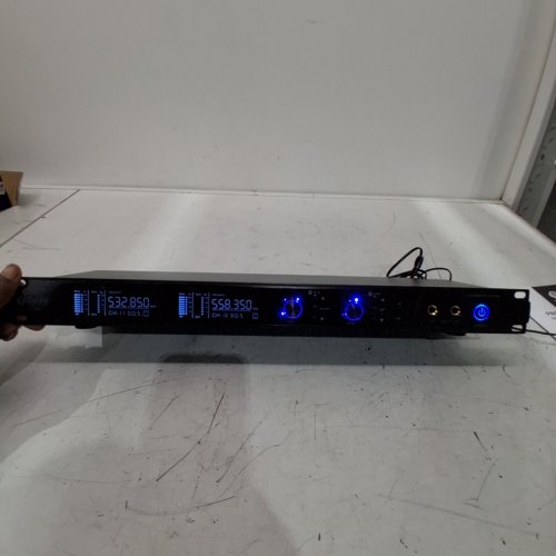 4PC DEBRA AUDIO PRO MONO ER-202 UHF DUAL CHANNEL WIRELESS IN EAR MONITORING TYPE FOR STAGE - BLACK (MODEL: ER-202) image 2