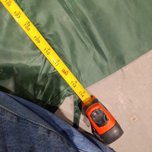 OUTDOOR TENT CLOTH WITH WINDOW - 10FT X 10FT - GREEN image 4