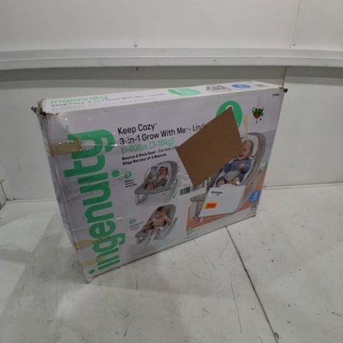 INGENUITY 3-IN-1 GROW WITH ME BOUNCER & ROCKER - 6-40 LBS - NEUTRAL (MODEL: 17499) image 5