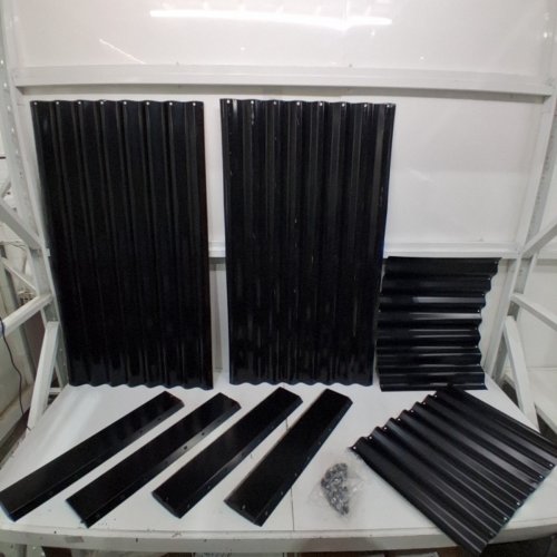 MODULAR GALVANIZED METAL RAISED GARDEN BED - 4FT X 2FT - BLACK (MODEL: 600B-4X2-B) image 2