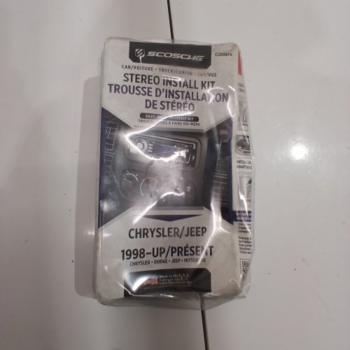 SCOSCHE STEREO INSTALL KIT FOR 1998-2008 JEEP, CHRYSLER, DODGE & MITSUBISHI MODELS (MODEL: CJ2086FA) image 2