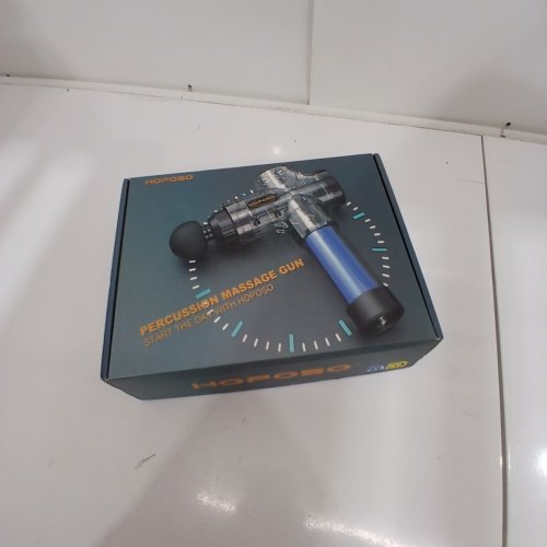 HOPOSO MASSAGE GUN DEEP TISSUE PERCUSSION MASSAGER 30 SPEED LEVEL - 8 MASSAGE HEADS 4800RPM MAX - CARBON BLACK (MODEL: YL-MG001) image 5