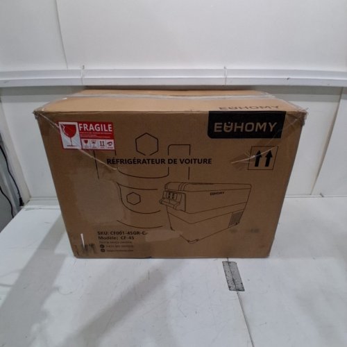 EUHOMY ELECTRIC COOLER CAR REFRIGERATOR WITH BLUETOOTH APP CONTROL - 12V/24V DC - 47QT - BLACK/GREY - (MODEL: CF-45)) image 5