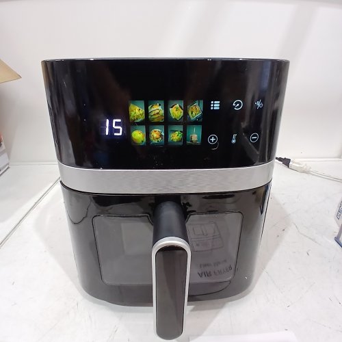 BLUEBOW 8-IN-1 ELECTRIC AIR FRYER WITH DIGITAL LED TOUCHSCREEN - 6 QT - BLACK image 2