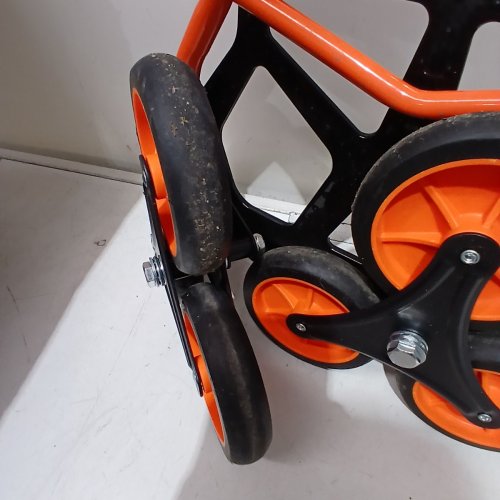VEVOR STAIR-CLIMBING DOLLY - 260 LBS MAX - ORANGE AND BLACK image 3
