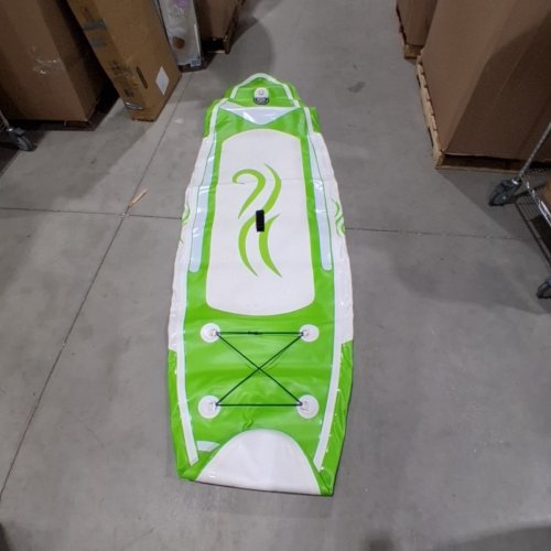 NAIPO INFALTABLE STAND-UP PADDLEBOARD - 10FT - GREEN/WHITE (MODEL: SUP-LJ100GS) image 2