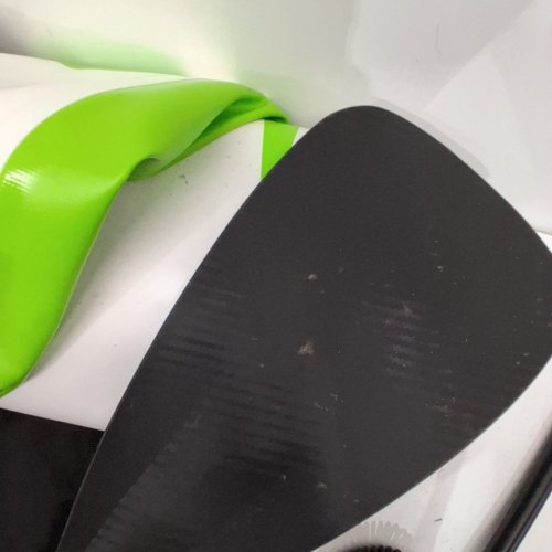 NAIPO INFALTABLE STAND-UP PADDLEBOARD - 10FT - GREEN/WHITE (MODEL: SUP-LJ100GS) image 4