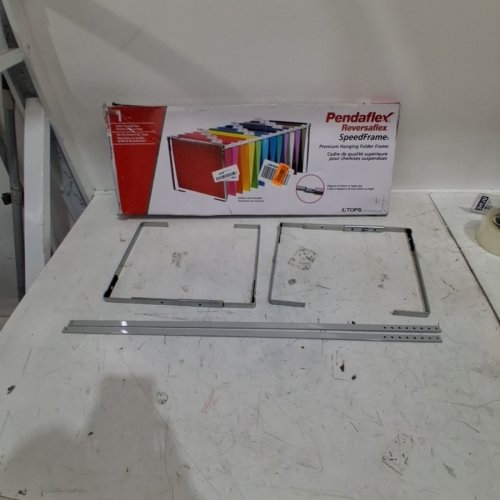 PENDAFLEX SPEEDFRAME HANGING FOLDER FRAME - 27" - SILVER image 2