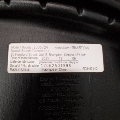 GRACO TRANZITIONS 3-IN-1 HARNESS BOOSTER, PROOF image 3