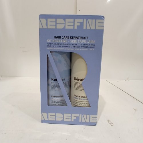 2PC REDEFINE HAIR CARE KIT - KERATIN SHAMPOO & CONDITIONER KIT - 16.9 OZ EACH - (MODEL: 2006543) image 2