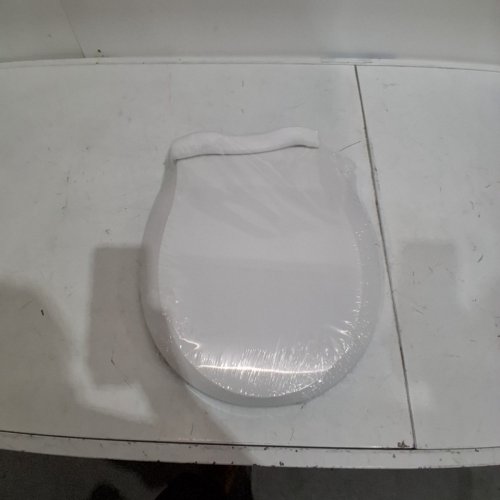 ANGELMIA STYLISH ROUND SLOW-CLOSE TOILET SEAT - 15.8" - WHITE (MODEL: PHO_0R8LDVYT) image 2