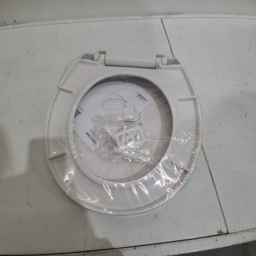 ANGELMIA STYLISH ROUND SLOW-CLOSE TOILET SEAT - 15.8" - WHITE (MODEL: PHO_0R8LDVYT) image 3
