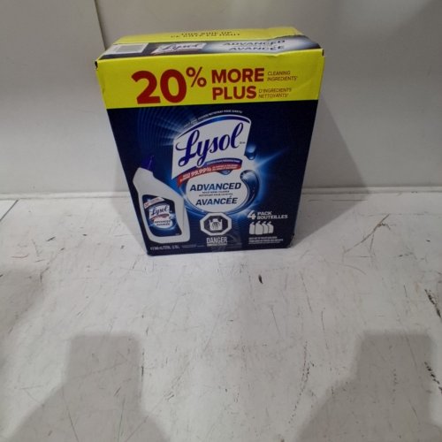 4PK LYSOL ADVANCED TOILET BOWL CLEANER - 946ML/BOTTLE (MODEL: 937319) image 2
