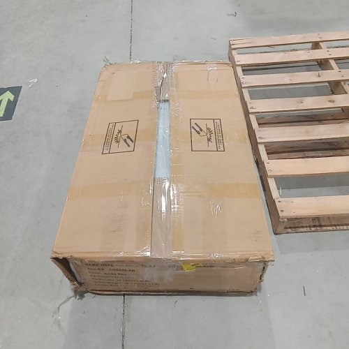 HDPE TALL ADIRONDACK CHAIR SET WITH DOUBLE CONNECTING TRAYS - 28.5" X 22" X 48" - ARUBA BLUE image 4